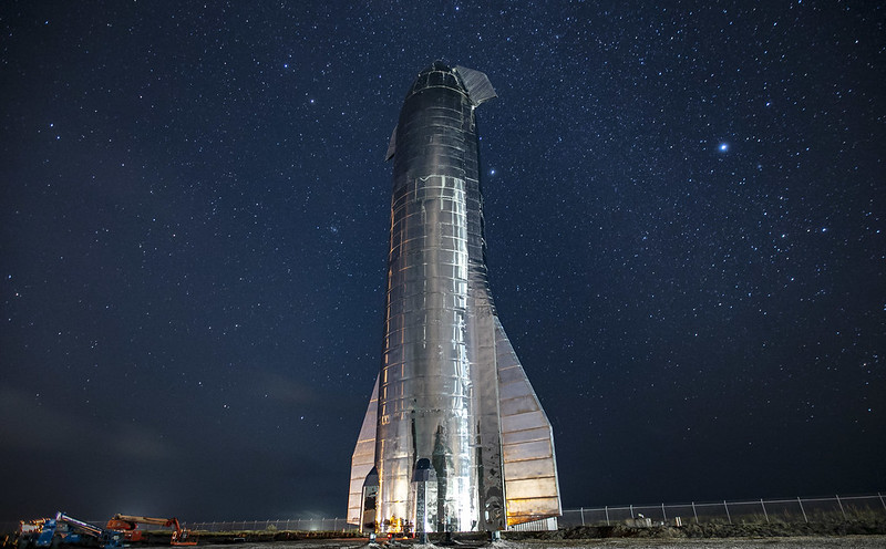 החללית Starship. קרדיט: SpaceX