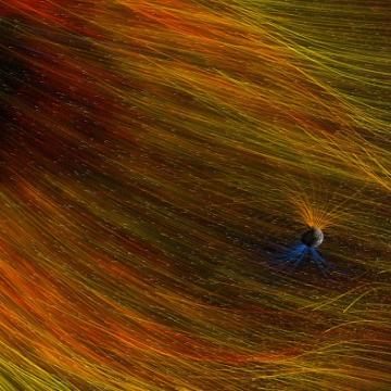 סיבוב כדור הארץ הוא אחד התנאים לשדה המגנטי שמגן על חיינו, במסע שלנו סביב השמש | קרדיט: NASA Goddard Space Flight Center